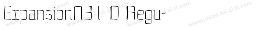 ExpansionN31 D Regu字体转换